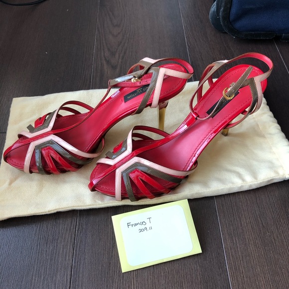 Louis Vuitton patent leather strap sandals - Picture 8 of 8